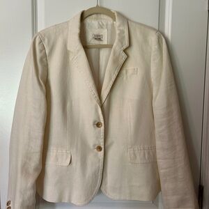 J. Crew Schoolboy Blazer Linen-Cotton